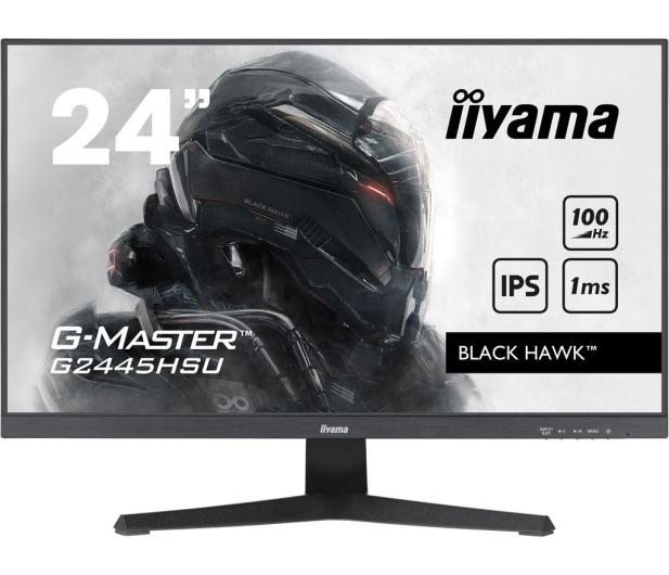 IIYAMA 24" Black Hawk G-Master G2445HSU-B1 IPS/FHD/100Hz/1ms - 1193574 - zdjęcie